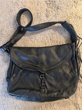 Botkier Black Leather Women’s Crossbody Shoulder Bag